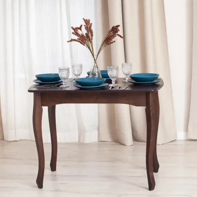 Стол CATERINA PROVENCE  - бук, мдф, 100+30x70x75 см, Cappuchino