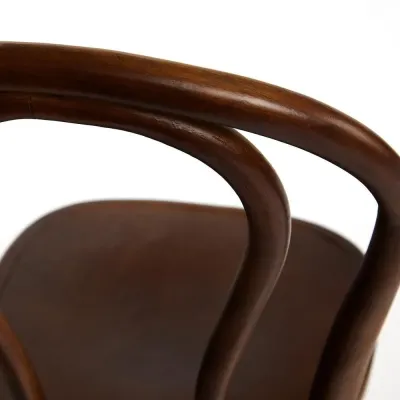 Стул THONET CLASSIC BAR CHAIR (mod.СE6069) - дерево вяз, 43*50.5*111, Темный Орех (№5)