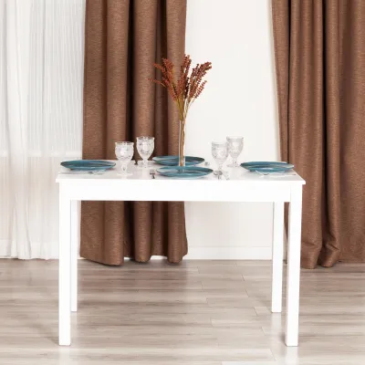 Стол MOSS - бук, мдф, 68 х 110 х 75 см, white (белый)
