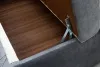 Кухонный угловой диван Денвер со спальным местом и прострочкой спинки - Кухонные диваны