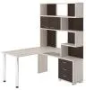 Компьютерный стол СР-420-150 - корпус карамель, фасады венге, столешница карамель