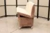 Кухонный прямой диван Альт с ящиком (антивандальный серый) - Кухонные диваны