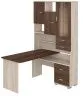 Компьютерный стол СР-620-140 - корпус карамель, фасады шамони, столешница шамони