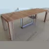 Стол консоль В2432 Орех (Венге)