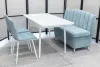 Диван, стол, 2 стула (серия Альт ментол) - Обеденные группыССС