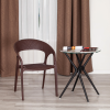 Кресло TINTO (mod. PC59) - пластик,  60 х 63 х 83 см, Brown (коричневый) 14