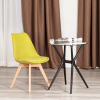Стул TULIP SOFT (mod. 053V) - дерево/пластик/ткань, 49,5 x 54,5 x 84 см, Светло-зеленый (Light green) LY1701-8