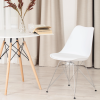Стул TULIP IRON CHAIR (mod.EC-123) - металл/пластик, 54,5*48*83,5см, white (белый)