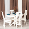Стул DOLCE жёсткое сидение - бук, мдф, 40х46х100см, Ivory white