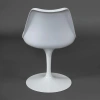 Стул TULIP FASHION CHAIR (mod.109) - металл/пластик/PU, 48 x 55 x 81см, белый / красный