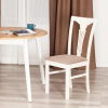 Стул - Гермес/ Hermes - дерево гевея, 43х49х94см, Ivory white, ткань серая (TM-164)