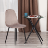 Стул BREEZE (mod. JSC-58) - Велюр/металл , 44 х 53 х 86 см, coffee (кофейный) HLR 9 / черный