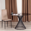 Стул Easy (mod. 24-1) - металл, вельвет, 49 х 41 х 98 см, Beige (бежевый) HLR8 / черный
