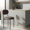 Стул REVO (mod. 7033) / 1 шт. в упаковке - ткань/металл, 47х54х82 см, высота до сиденья 47 см, темно-серый barkhat 14/черный