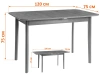 Стол Соната Люкс раздвижной/Sonata Lux extension table - Кухонные столы