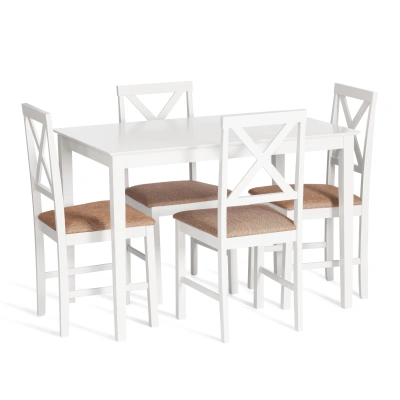 Обеденный комплект Хадсон (стол + 4 стула)/ Hudson Dining Set - Стол и стулья